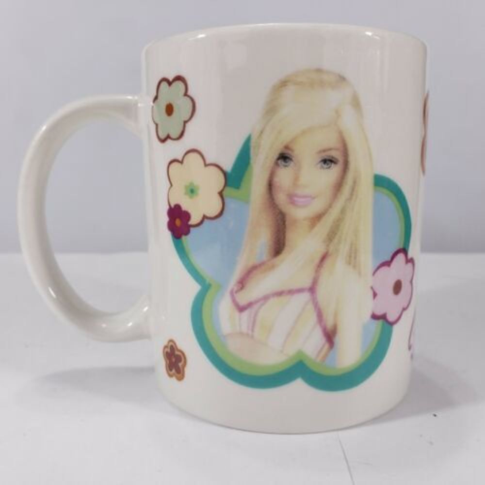 Vintage Barbie Mug 2005 Vintage Mattel Mug "Best Friends" Monogram Vintage Mug